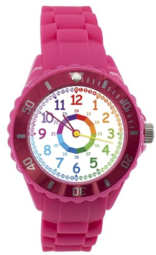 K&L Wall Art Kinderuhr Analog Lernuhr Kinderarmbanduhren für Jungen Mädchen Kinder Armbanduhr