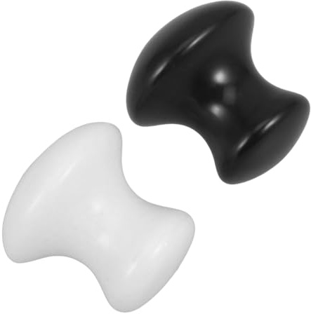 FRCOLOR 2-teiliges Naturstein-massagewerkzeug-set Gua-sha-gesichtsschaber-set Mit Pilzen Für Erwachsene Gesichtsmassage-werkzeuge Mit Quarz-gesichtsroller