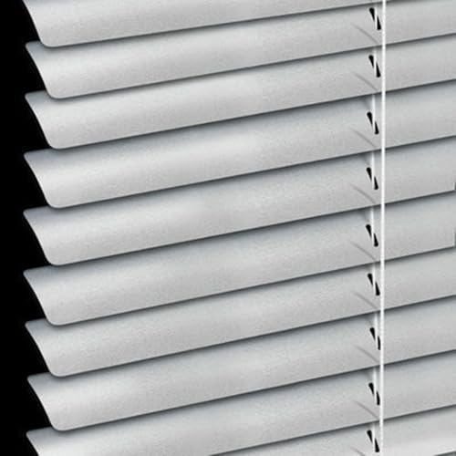 Window Venetian Blinds 25mm Horizontal Slats Aluminium Shutters Decorative Curtain for Trimmable Blind Shades Shutters Sunshad for Home,Office,Bathroom,Bedroom,Living Room (W70cm×H80cm,silver grey)