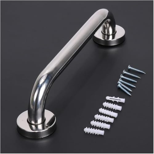 Barra de agarre para baño, barra de agarre para bañera, barra de acero inoxidable 304 para personas mayores, reposabrazos de 40 cm, cromo pulido