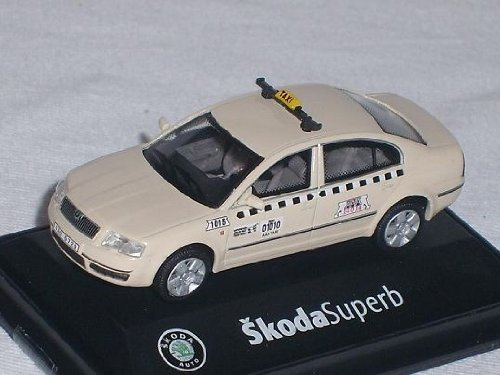 Generisch Skod. Superb Super B Taxi Beige Limousine 171bxd003x 1/72 Abrex Modellauto Modell Auto