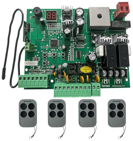 Gruita Carte de PCB Universelle DC 24V pour L'Ouvreur de Portes Swing pour Panneau de Commande à Double à Double
