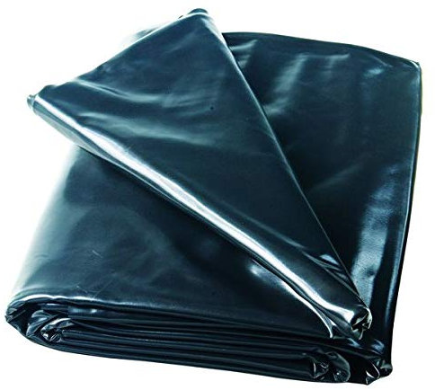 Certikin PVC Teichfolie, 0,5 mm, Schwarz, 2x3m = 6qm, Wurzelfest, Reißfest, UV-Beständig