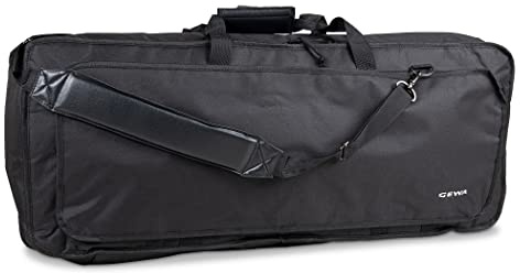 Keyboard Gig Bag Basic, 85x32x10 cm , mit Notentasche, schwarz, reiß- und wasserfest