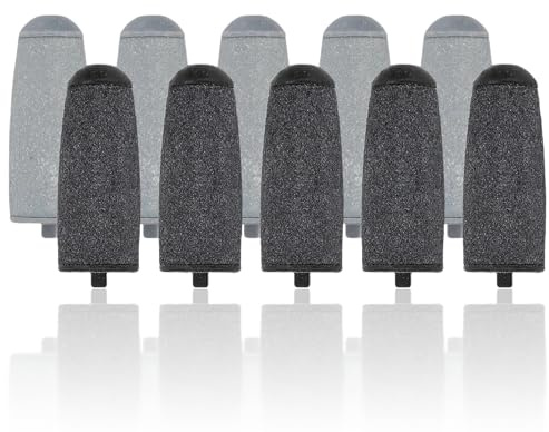 Ersatzrollen für Elektrischen Hornhautentferner, 10 Stück Grobe Feine Nachfüllrollen-Nachfüllköpfe Zubehör für Fuß-Pediküre-Werkzeug, Ersatzrollen-Nachfüllköpfe