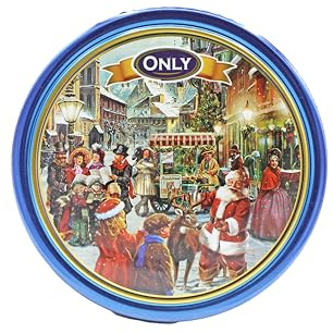 Only Butter Cookies Christmas Village Tin 454g