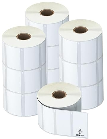 STAR BOX - LOT de 10 Etiquettes compatible avec Dymo 11354 Auto Adhésives 57mm x 32mm avec imprimantes Labelwriter & Seiko Grandes Étiquettes adresse LabelWriter 450 et 4XL (10)