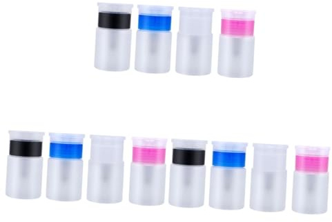 Baluue 12 Pièces Distributeurs De Cosmétiques Flacon Distributeur De Voyage Distributeur De Vernis à Ongles Pompe De Distribution De Liquide Contenants De Maquillage Portable