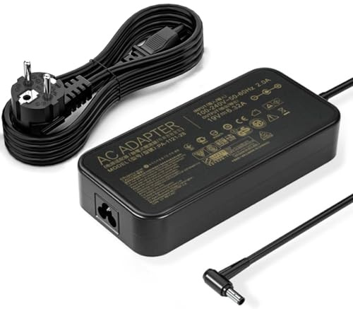 120W Netzteil Ladegerät für ASUS 19V 6,32A 5,5mm x 2,5mm A15-120P1A PA-1121-28 ADP-120RH B N750 N500 G50 N53S N55 FX504 N56J N76V ZX53