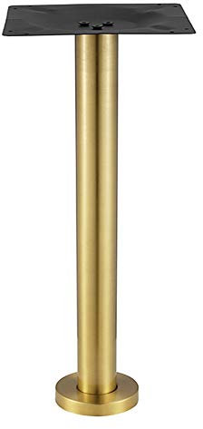IUokLU Möbelbeine aus Metall goldene Tischbeine für Stehtische Esstischbeine Schreibtischbeine aus Edelstahl gedrechselte Beine Stützbeine für Couchtische 70–110，Gold-75cm