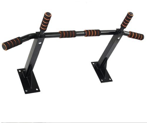 Huzoomtoyz Klimmzugstange Wandmontage oder Deckenmontage bis 300 kg belastbar - Fitness Zubehör Pull Up Bar für Training zu Hause, Trainingsstange für verschiedene Sportübungen