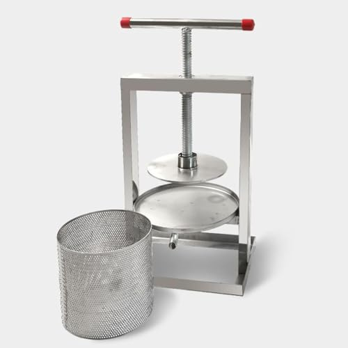 estrattore di miele manuale pressa per miele in acciaio manual honey press extractor Attrezzatura apicoltura Lavorazione per api miele,vino,frutta,cera,2L