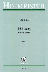 36 Etüden für Waldhorn Band 1: 22 Vor- und Zwischenstudien zu den