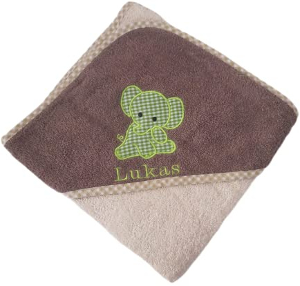 Kapuzenhandtuch Badehantuch Handtuch Badetuch Babyhandtuch baden waschen Elefant