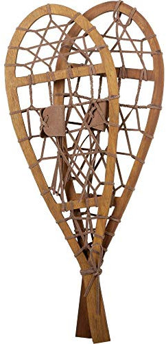 decopartners.eu Traditionelle Schneeschuhe, braun, 30 x 55 cm, Deko