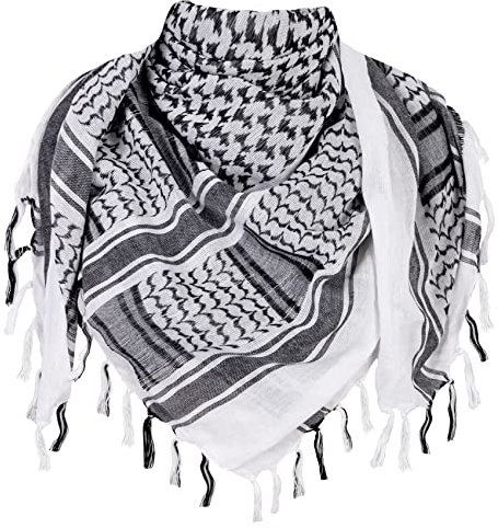 Chalier Fashion Bufanda Militar Tactica Desierto Invierno y Verano 100% Algodón para Hombre y Mujer