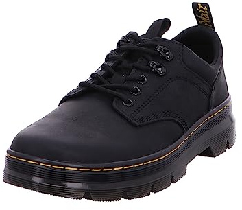 Dr. Martens, Unisex Reeder 5 Tie Shoe, Black Wyoming, 13 US Women/12 US Men