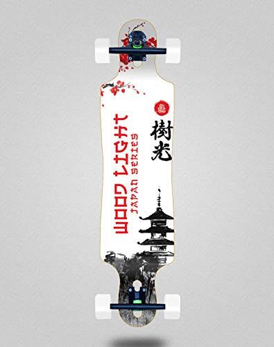 Wood light Komplettes Skateboard Longboard 40x9 Drop Japan Series Palace
