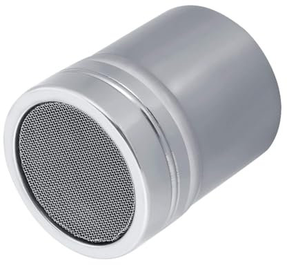 Agitador de azúcar en polvo con tapa, malla de acero inoxidable Agitador de polvo Duster Tamiz para canela Azúcar Pimienta en polvo Harina de cacao(L)