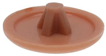 Light Oak Wood Color Plastic Сap Сovers for Screw with Phillips, Pozidriv, Square-X Head Plastic Covers Caps for Screw Self Tapping Screws (Pack of 100) Size - 12mm