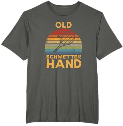 Tennis Spieler - Old Schmetterhand Spruch T-Shirt