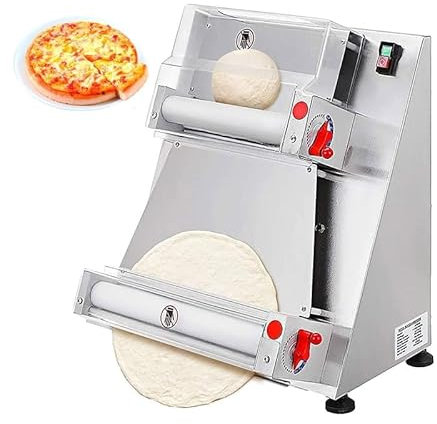 Pizza Dough Roller Sheeter, 30/40cm Automatic Dough Press Machine Commercial 600W Electric Pizza Press Making Machine Pasta Maker 5s/ Dough For Rolling Of Pizza And Various Dough Cake(Size:40cm)