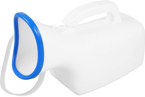 Urinoir pour Femme Réutilisable en Plastique Blanc, Portable et Étanche | Bouteille D'urine à Usage Quotidien, Urinoir Extérieur pour Femmes, Récipient à Urine Épaissie Couleur Aléatoire