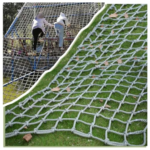Amacthysh Climbing Frame Net for Kids Playing,Indoor And Outdoor Climbing Cargo Net Rope Ladder,Sturdy And Durable Polyamide Playground Safety Net, for Pet,Plant Support,3.3 * 3.3ft