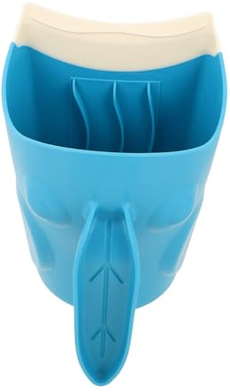 BESTYASH Tasse de Rinçage Garçon Fille avec Design Rinçage Doux pour Cheveux Sensibles Forme Incurvée Anti-éclaboussures Facile à Nettoyer pour et Filles