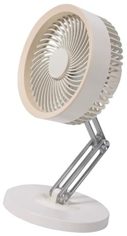 Pratico ventilatore da scrivania USB rotante con funzionamento silenzioso velocità regolabile per uso domestico ufficio camera da letto ventilatore da tavolo portatile