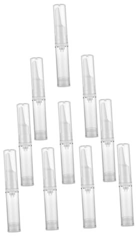 CLISPEED 10 pièces Flacons Airless pour Sérum Yeux Distributeurs Cosmétiques Rechargeables Bouteilles de Voyage Portables pour Soins Peau