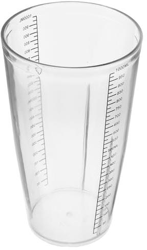 GALPADA Bicchiere Graduato da 1000ml in Pc, Tazza Miscelatrice Resistente All'usura e Facile da Pulire, per Cucina e Riunioni Familiari