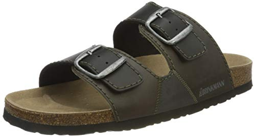 Dr. Brinkmann herr pantoletter, svart, 42 EU