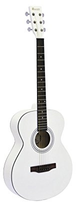 DIMAVERY AW-303 Westerngitarre weiß | Western-Gitarre 4/4