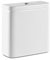 Roca,The Gap,SQUARE - Cisterna de doble descarga 4,5/3L con alimentación lateral para inodoro,Blanco,365mm x 150mm x 390mm,A341471000