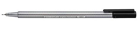 Staedtler Triplus Fineliner, 0,3 mm, Schwarz, 10 Stück