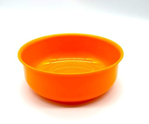 Kimmel Cuenco de 17 cm, cuenco, color naranja, cuenco para cereales, sopa de plástico reutilizable