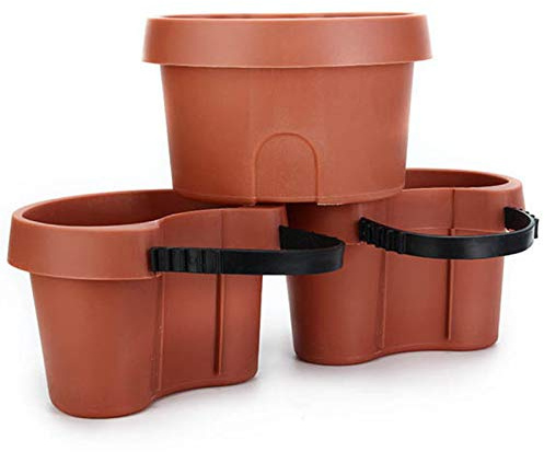 Lot de 3 tuyaux d'évacuation pour gouttière et pot de fleurs