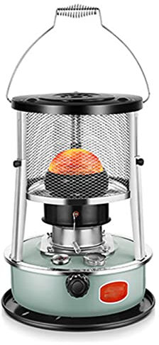 Chauffage au pétrole de camping, capacité de réservoir de carburant 4,5 L, poêle à pétrole efficace, économie d'énergie, sac de rangement inclus (couleur : Blue-001)