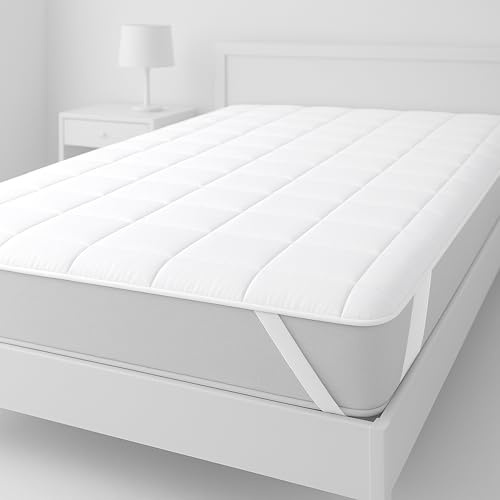 Matratzenschoner 100x200 cm - Matratzenauflage für Matratzen bis 30cm - Bei 60°C waschbar & Öko-Tex Zertifiziert für mehr Hygiene im Bett - Unterbett als Schutz für Boxspringbett & Topper