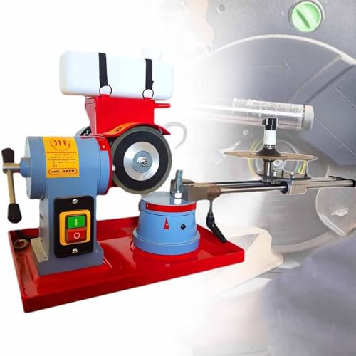 DPLWJPP Kreissägeblattschärfer,550-W-Drehwinkelfräser-Schleifmaschine,Kreissägeblattschärfermaschine Für Hartmetall-Sägeblätter,Zum Schneiden Von Holz Und Kunststoff