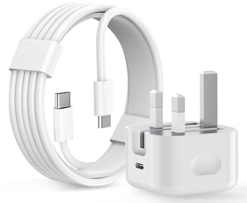 USB C Charge, Fast Charger Plug for iPhone 15 16 Plus 16 Pro 16 Pro Max USB C Charger Plug 20W Foldable Type C PD Wall Charger Adapter Phone Charger Fast Charging Cable for iPhone Galaxy S24 S23