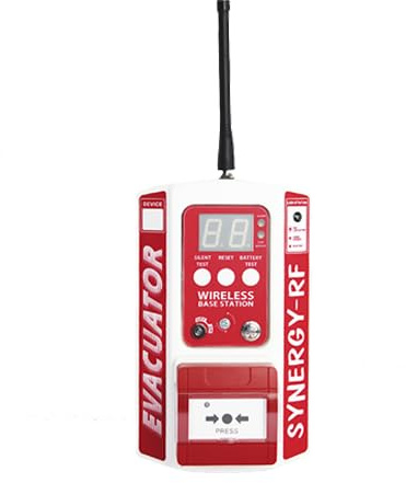 Evacuator Synergy Wireless Base Station Fire Alarm For Construction Site's