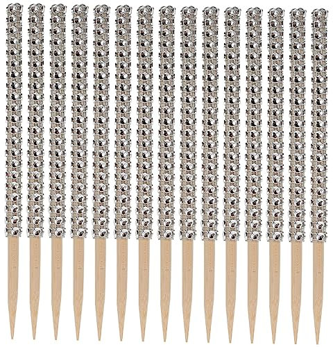 FELTECHELECTR 32pcs Decorative Sticks for Candy Cake and Party Treats Food-Grade Safe Material for Lollipop Making for Christmas and Special Events
