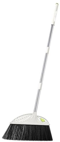 Heavy-Duty Outdoor Broom – Extra-Long Handle Large-Area Sweeping Brush for Hotels, Temples, Gardens, Warehouses, Roads & Commercial Use – Durable Bristles for Tough Debris