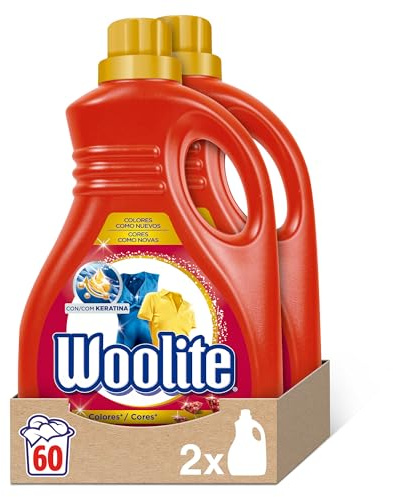 Woolite Detergente en Gel para Ropa de Color 30 Dosis - Paquete de 2