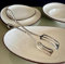 Pinza per pasticceria, per dolci e antipasti - Pinza versatile per servire in modo igienico prodotti da forno e altri alimenti, ideali per buffet, lunghezza 26 cm - Acciaio silverplated