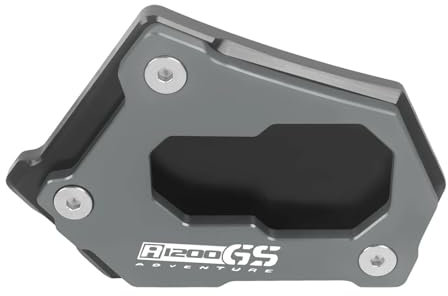 VQLDPX Motorrad-Seitenständer-Verlängerung Für R 1200 GS LC, R1200GS Rallye ADV, R1250GS Adventure, R 1250 GS Kickstand-Seitenständer-Verlängerungsplatte(Titan)