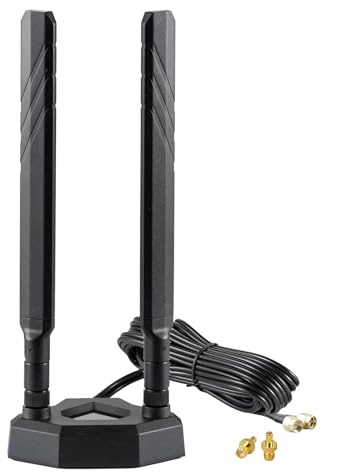 Supaerial Magnetic Base 4G LTE 5G Wide Band SMA/TS9 Connector 600-6000MHz Omni-Directional Antenna for Vodafone Three EE O2 4G LTE 5G Hotspot Router Modem