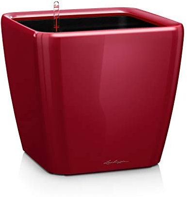 LECHUZA QUADRO Premium LS 28 scarlet rot hochglanz 16147